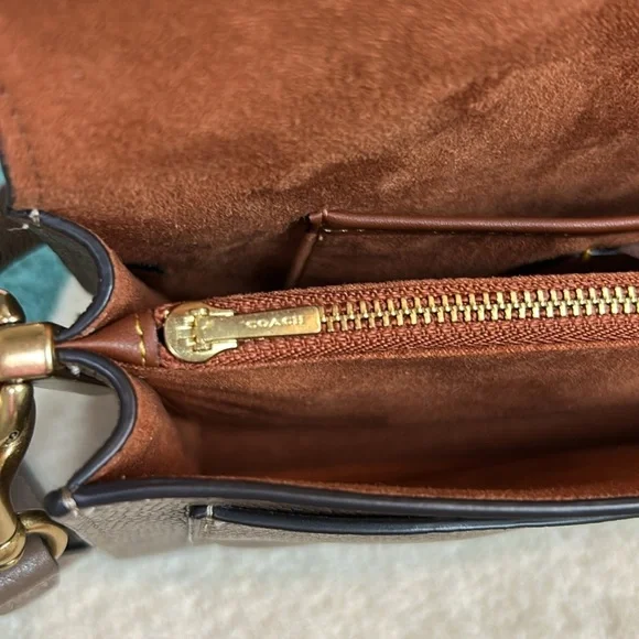 Coach Tabby 26 Dark Stone Brass Purse NWOT - Picture 13 of 17